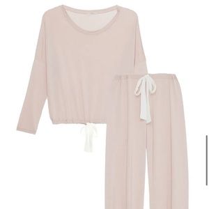 Eberjey Vera Moda Pajama Set in Antique Rose